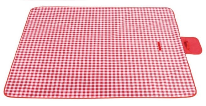 Lightweight Handbag Picnic Sheet Leisure Sheet for Mountain Outdoor Cherry Blossom Viewing 150cm X Type/portable (checkered Pattern) Swimming, Parks,