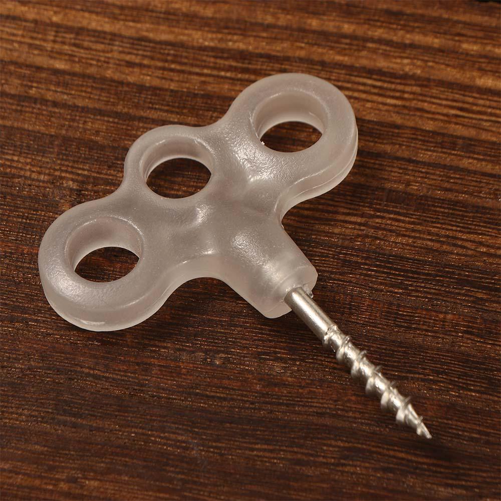 Night Vision Pegs Screw Travel Outdoor Equipment Hiking Rope Buckle Spike Hook Tent Nail Ground Pin