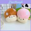 Cute Cartoon Mushroom Plush Doll Keychain Soft Stuffed Toy Car Keyring Pendant Kids Gift
