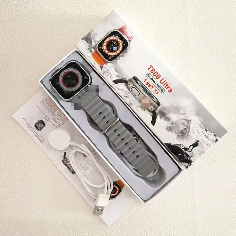

Новые часы T800 U2 Smart Watch 49 мм 2025 Новые NFC для мужчин и женщин GPS-трекер Bluetooth Звонки BT Музыка Игры Беспроводная зарядка Smartwatch