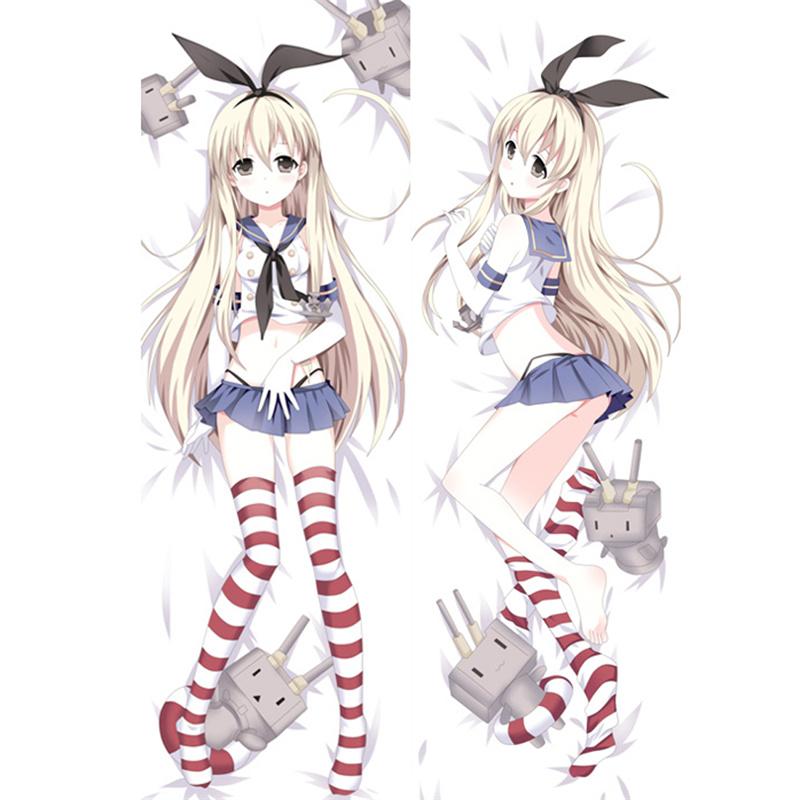 

60x180 см аниме Kantai Collection KanColle Shimakaze Dakimakura наволочка Otaku Fullbody обнимающая наволочка Подушка Постельное белье украшения