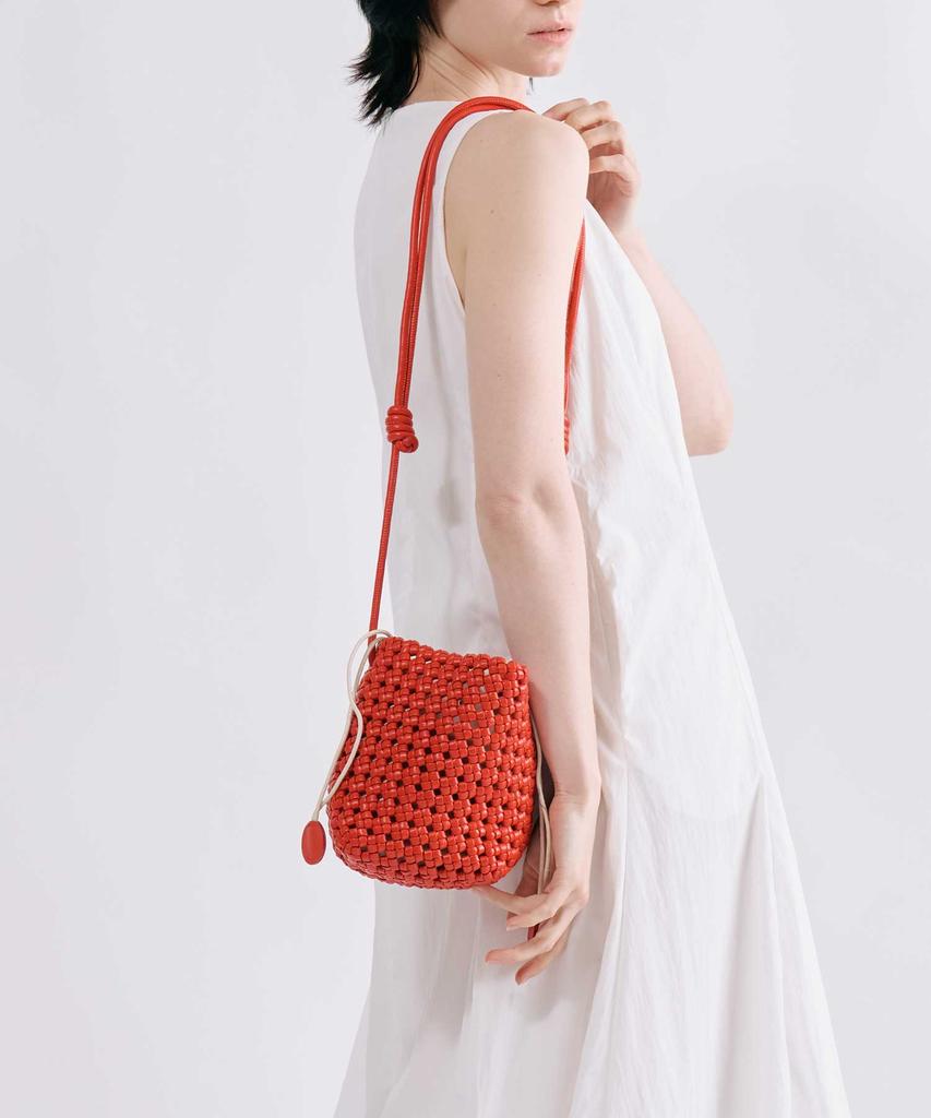 Smitharmor Weaving Tote Crossbody Bag_Red
