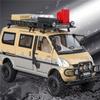 Wuling Offroad-Version LKW-Modell im Maßstab 1:24 aus Metallguss, modifiziertes Geländefahrzeug mit Sound und Licht, Geschenk für Kinder