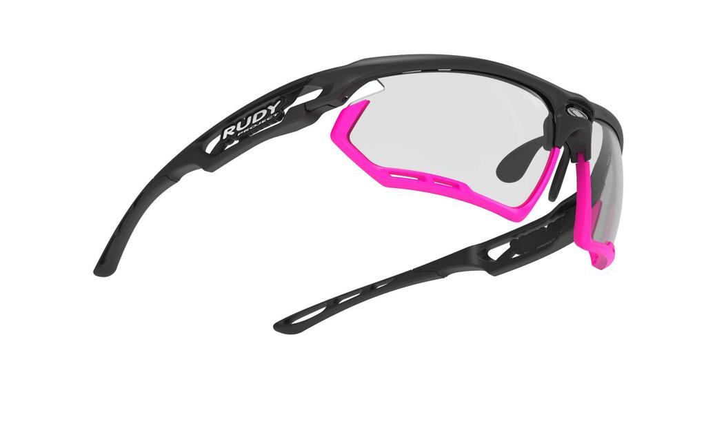 Rudy Project FOTONYK Sport Matte Black Bumper ImpactX2 Photochromic Black Sunglasses, Frame, Fuchsia, Lenses, SP457306-0004