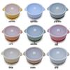 Silicone Baby Feeding Bowl with Suction Cup - Anti-Scald, Anti-Fall Tableware for Toddlers