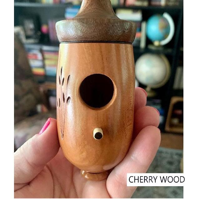 Hummingbird House - 2022 New Wooden Hummingbird House for Outside Hanging, 2/3Pcs Hummingbird Houses for Outside for Nesting (Cherry+Maple)