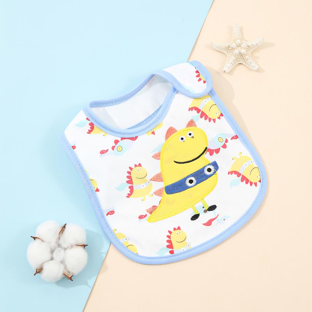 Baby Girl Boy Feeding Bibs Waterproof Apron Cartoon Towel Kids Toddler Dinner baberos Bandanas Burp Cloths