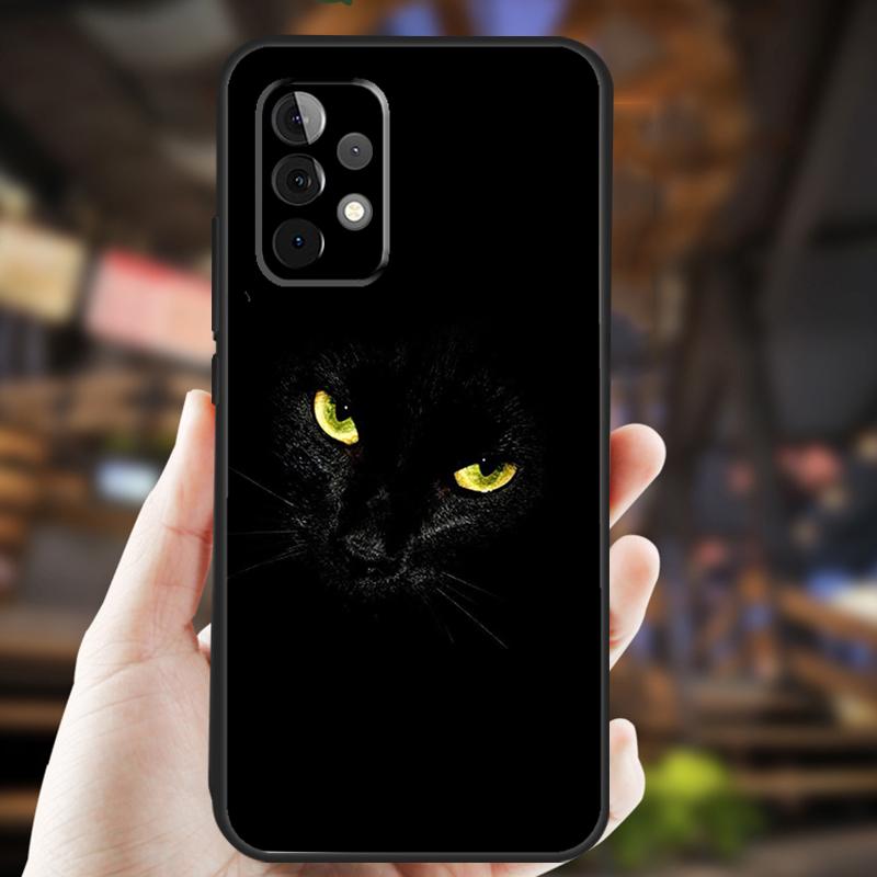 

Black Cat Staring Eye Case For Samsung Galaxy A05 A06 A22 A53 A33 A26 A16 A56 A36 A32 A52 A54 A34 A14 A55 A15 A35 Samsung A26