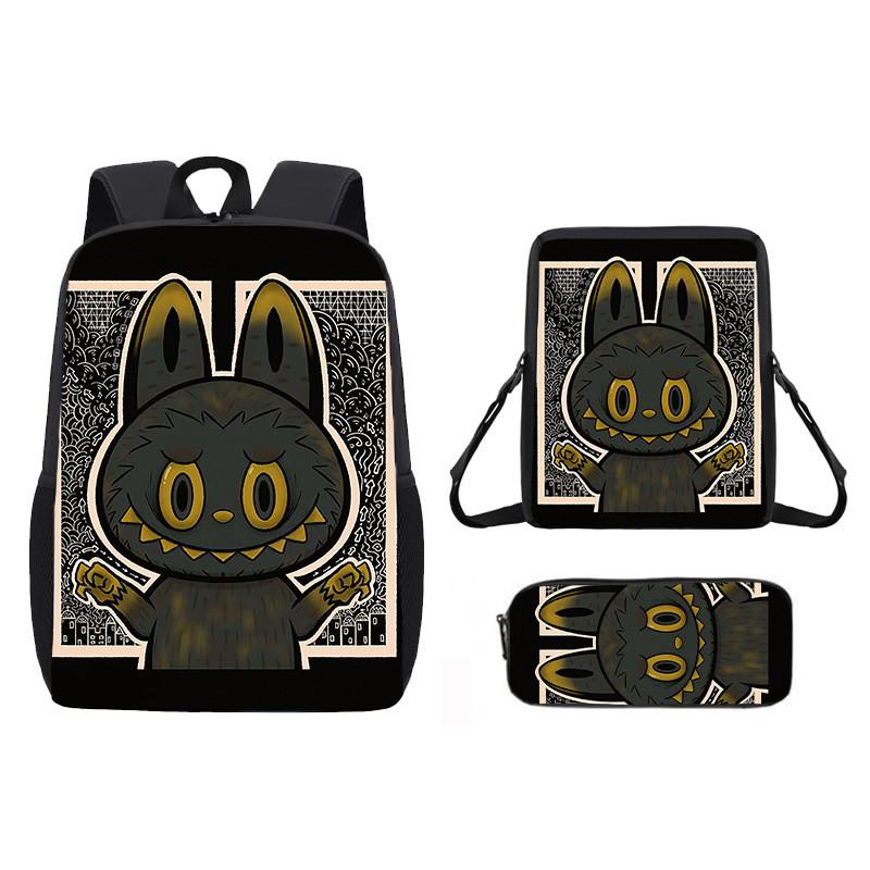 Anime Shoulder Cartoon Bag Pencil Case School Backpack For Children