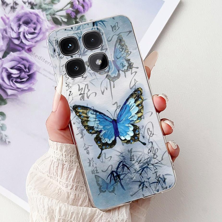For Xiaomi Mi 14T Pro Case Cute Cat Fashion Painted Cover Soft Silicone Phone Case For Xiaomi 14T Pro Mi14T 5G Back Cover Bumper