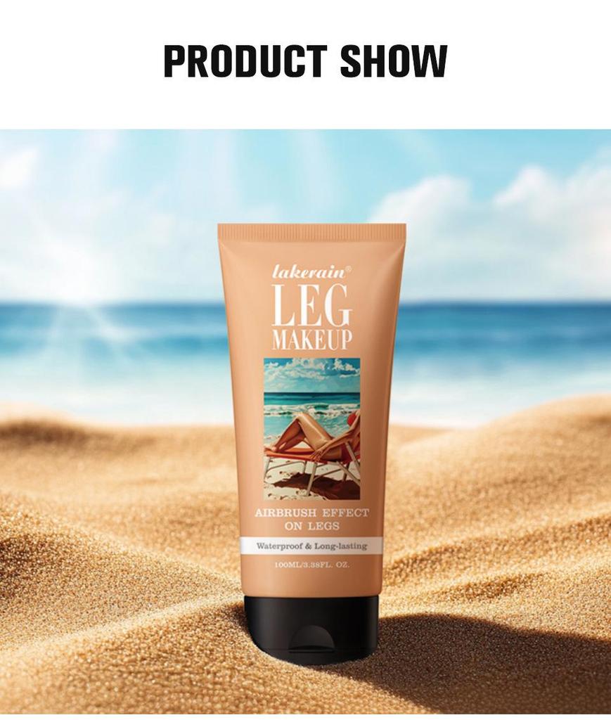 Lakerain 100 ml Långvarig Mörkbrun Benmakeup & Concealer Solbränningslotion