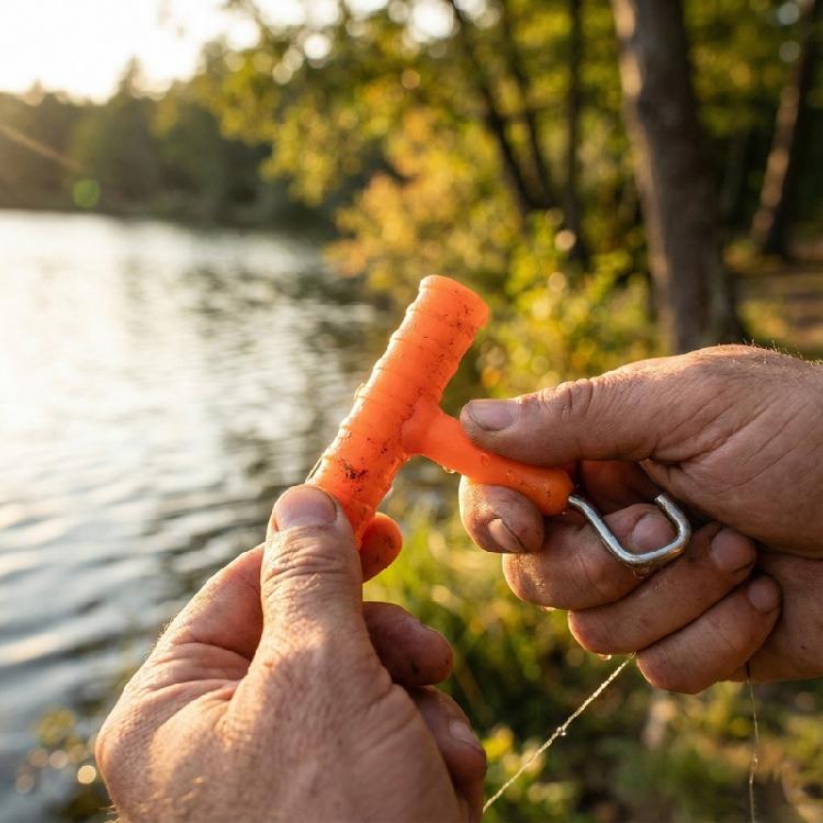 Fishing Knots Pullers For European Carps Fishing Enhances Binding Speed Anti Tangles Feature ABS Stainless Steel