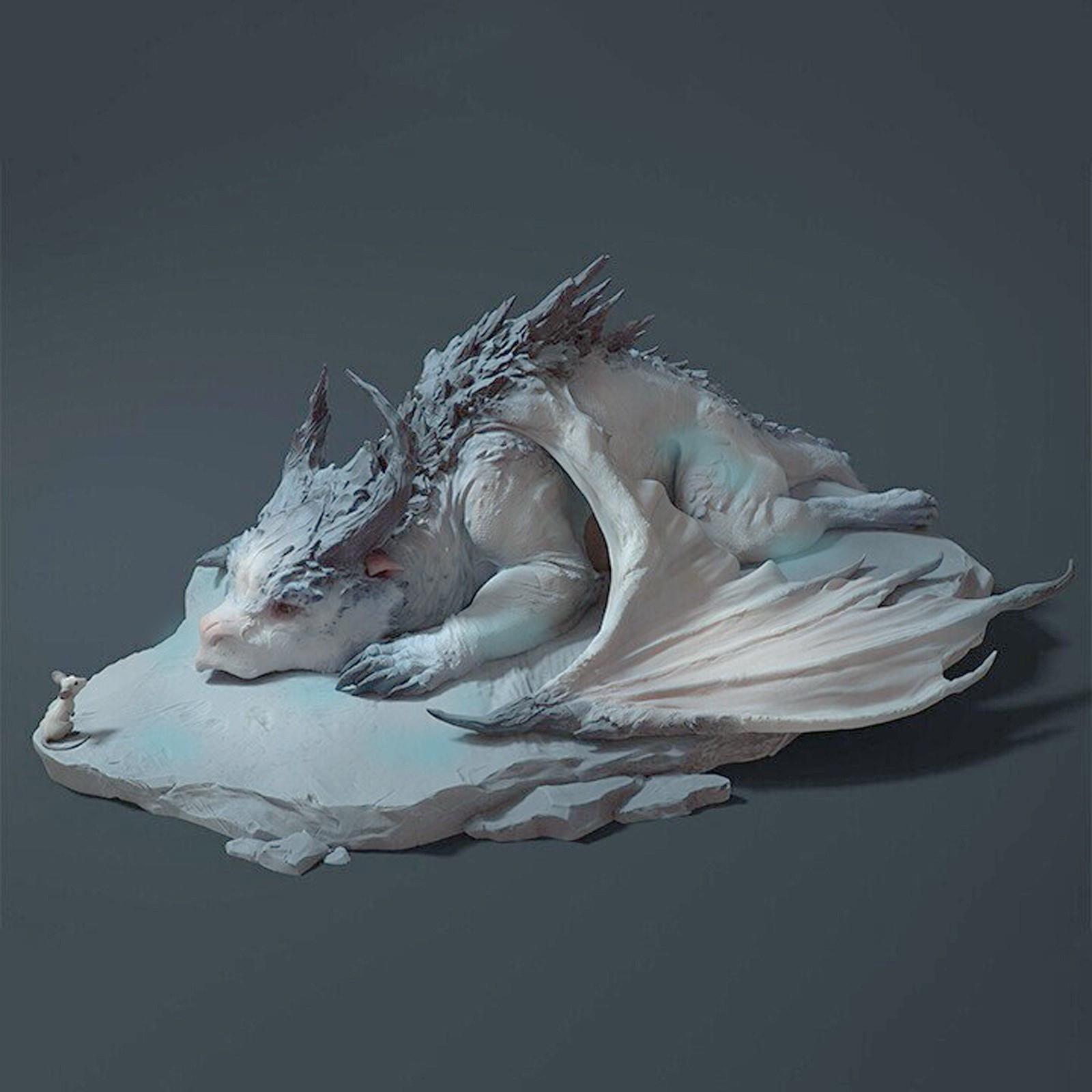 

Дракон и Мышь Художественная Скульптура Украшения Сада Домашние Настольные Украшения Искусство