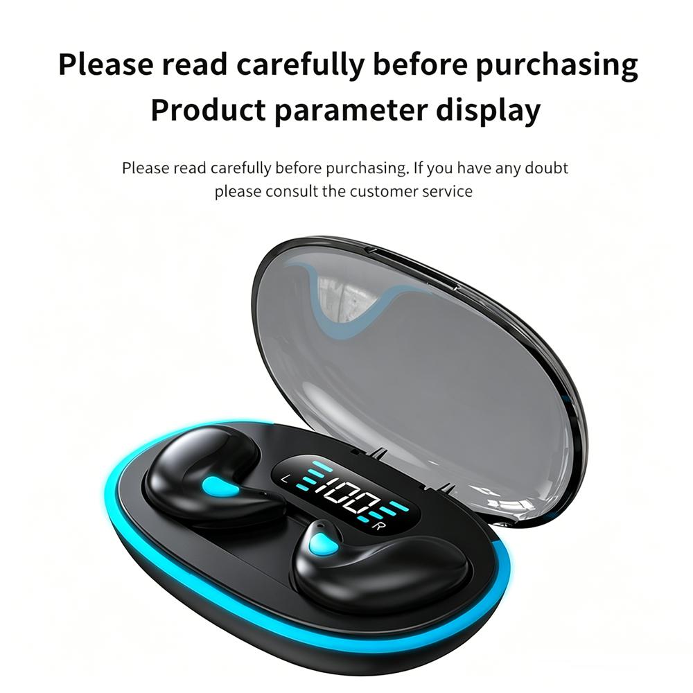 Nowe bezprzewodowe słuchawki X55 Invisible Sleep True Mini Bluetooth 5.3 Ukryte słuchawki Słuchawki douszne z mikrofonem Redukcja szumów basowych Zestawy słuchawkowe stereo HiFi