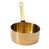 1pc Stainless Steel Milk Pot Mini Sauce Pan Non-Stick Small Saucepan 60/80/100ML