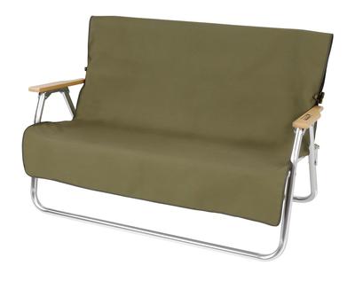 CAPTAIN STAG Bench Cover Bench Cover Flame Retardant Fabric with Back Pocket Olive FIRE PROOF UP-2683