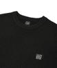 LMR Hairy Heart Embroidered Pullover Knit Black