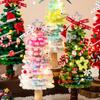 Ins 3D Xmas Tree DIY Set Handmade DIY 3d Xmas Tree Toy Parents- Campaign Christmas Party Decor Xmas Tree Set