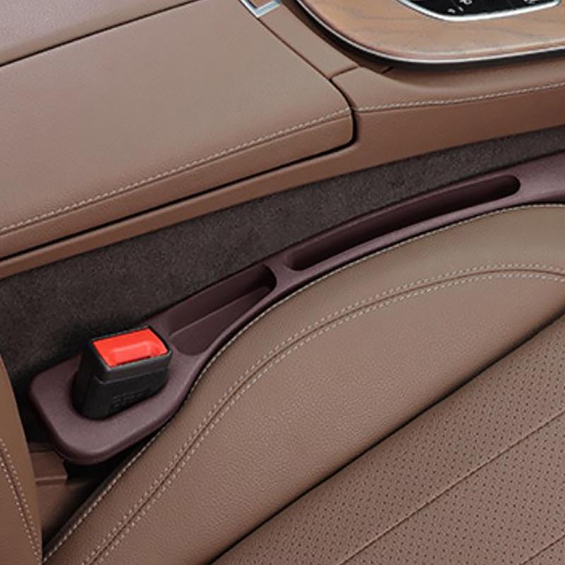 2Pc Pu Car Seat Gap Plug Strip Side Seam Car Gap Filler Leak Proof Seat Gap Storage Organizer Interior Decoration Universal