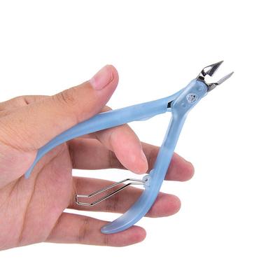 1 paire de ciseaux à ongles professionnels en acier inoxydable, coupe-cuticules, pince, outil utile