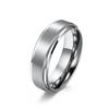 2026 Brushed Matte Tungsten Steel Ring Ring, Simple Neutral Wind Scratch-resistant Tungsten Gold Hand Jewelry