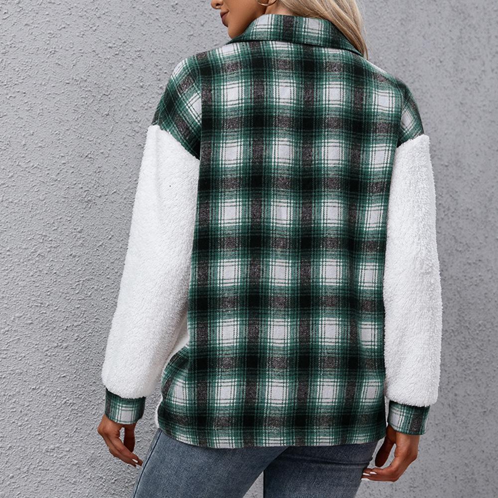 thick plaid jacket
