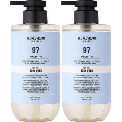 W Dress Room Perfume Body Wash 97 April Cotton, 500 g, 2 jednotky