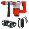 3 In 1 288Vf Rechargeable Brushless Cordless Rotary Hammer Drill Electric Hammer Impact Drill Electric Pick with 2pcs Battery