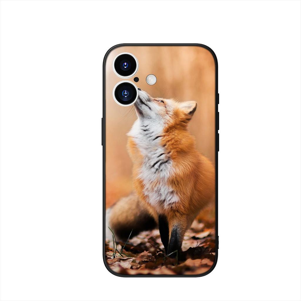 Phone Cover for Apple iPhone 17 16 15 11 Pro XS Max XR 6 7 8 Plus + SE 2020 5 16E Case Anime fox funny foxs cute Casing