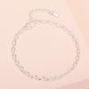 O-shaped Chain Embossed Bracelet Female Korean Version of The Personality Bump Car Flower Simple Jewelry