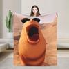 Marcus the Worm Funny Meme  Plush Blanket Girls Boys  Flannel Throw Blanket For Living Room Warm Soft Quality Bedspread
