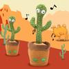 Dancing Cactus Toy Decoration Dancing Talking Cactus Toy with USB Charging Cable for Office