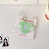 Portable Glitter Star Acrylic Photocard Holder Keychain 1-Inch ID Card Case Student Idol Photo Bag Durable Card Storage