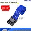 Sangle à boucle en plastique multicolore réglable pour bagages, moto, camping et fret