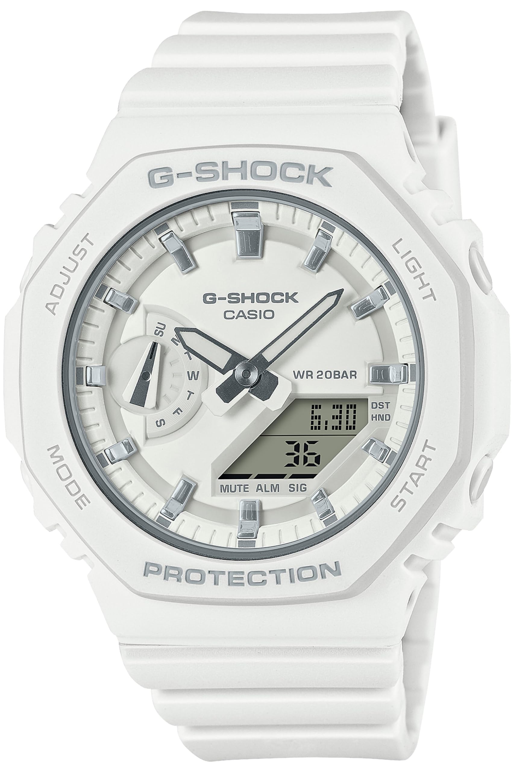 

Часы Casio Модель Белые G-Shock Среднего размера GMA-S2100-7AJF белый