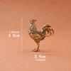 Chicken Tea Pet Vintage Style Sculpture for Household Centerpieces Office