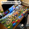 Large Mouse PadRoblox Custom Name Text Personalized Desk Mat Non Slip Gaming Pad