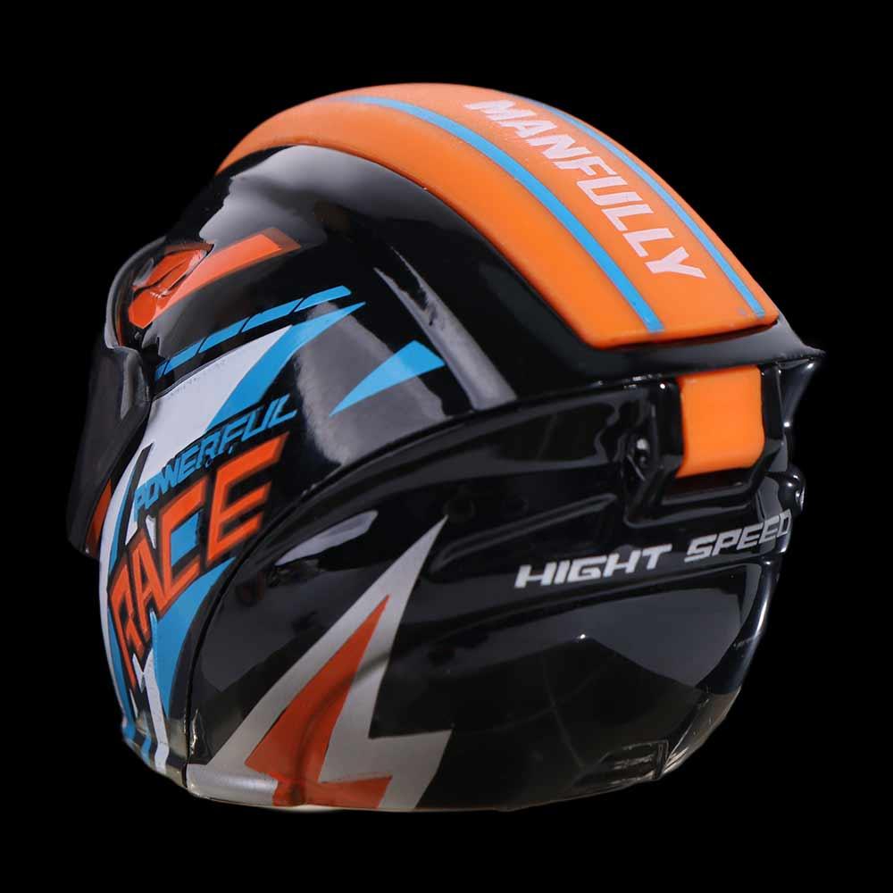 Deformation Helmet Simulated Motorcycle Rider Doll Movable Limbs Movable Figurine Model  Kids Toy