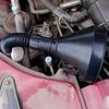 Universal Fuel Funnel with Filter - Extension Hose for Car Motorcycle Truck Oil/Gasoline Refilling, Anti-Spill Design Tool Kit