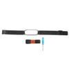 Smart Watch Wristband Black Stainless Steel Smart Watch Strap Replacement with Buckle for Xiaomi