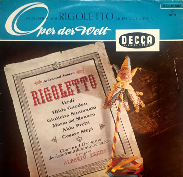 

LP Record GIUSEPPE VERDI ALBERTO EREDE Rigoletto Arien Und Szenen BLK16506 Decca Germany Classical Used