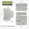 Smart Digital Energy Meter D52-2066, AC Multifunction Power Monitor with LCD Display for Household Electricity Usage