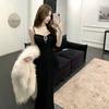 French High-End Spicy Girl Strapless Waist-Cinched Slimming Mermaid Dress