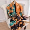 Luxury Brand Women Scarf Fashion Print Silk Scarves Summer Shawls And Wraps Soft Pashmina Lady Bandana Foulard Hijabs