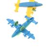 10 Pcs Mini Plastic Bomber Plane Fighter Aircraft Model Toy Military Gifts Kids