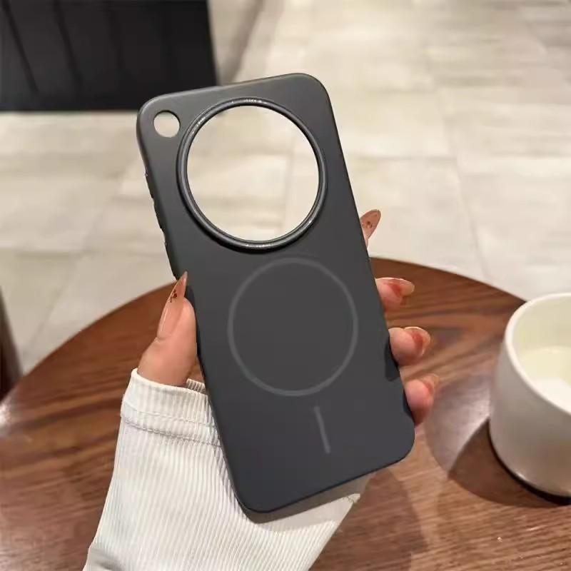 

Applicable To OPPOReno13pro Soft and Matte Magnetic Suction Mobile Phone Case FindX8P Skin Feeling Anti-fall Protection Case OPPOReno13