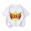 Printed Children's Pure Cotton T-shirt for Boys and Girls, Summer Comfortable and Breathable Children's T-shirt