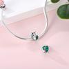 Green Caterpillar Elegant Cute Bead Copper Craft Hug Love Dangle Pendant Fit Bangle Bracelet Necklace Diy Jewelry