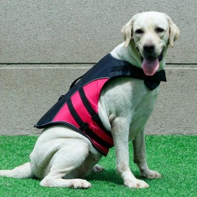 Adjustable Dog Life Jacket Reflective Enhanced Buoyancy Dog Swimming Suit Breathable Dog Surfing Clothes Summer Vacation