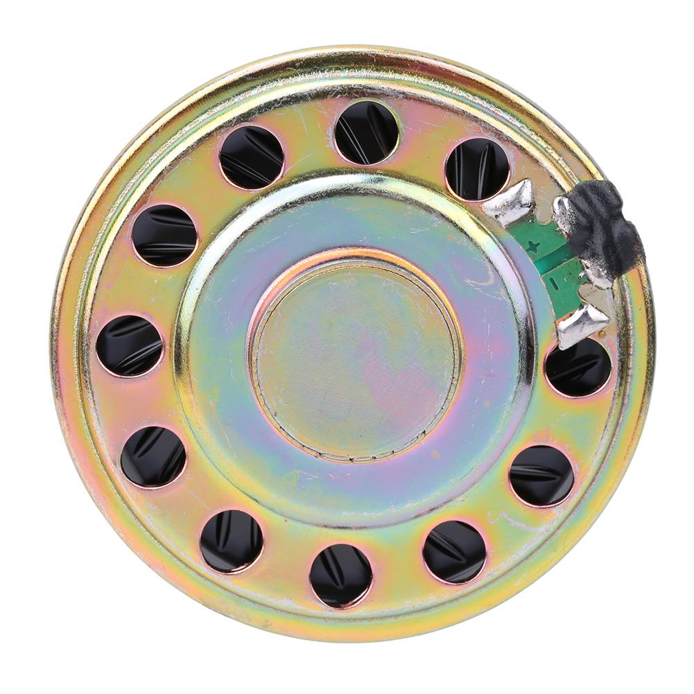 10pcs 50x7.6mm 8 Ohm 0.5W Round Speaker Horn Audio Loudspeaker Repair Parts